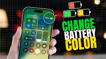 How To Change The Battery Color on iPhone | Switch Battery Icon Color on iOS Screen