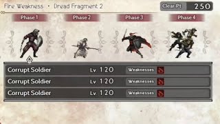 (F2P) Cascade Log Fire Weakness . Dread Fragment 2 | No Gacha A4 | Octopath COTC 
