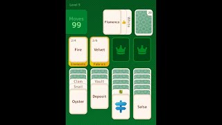 Word Solitaire: Associations - Levels 1-5 screenshot 5