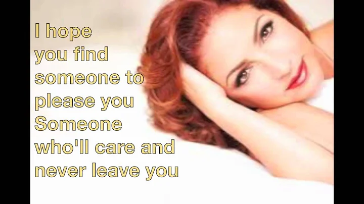 Gloria Estefan  Anything For You with Lyrics