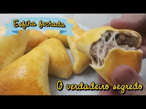 RECEITA DE ESFIHA FÁCIL - EM 3 MINUTOS