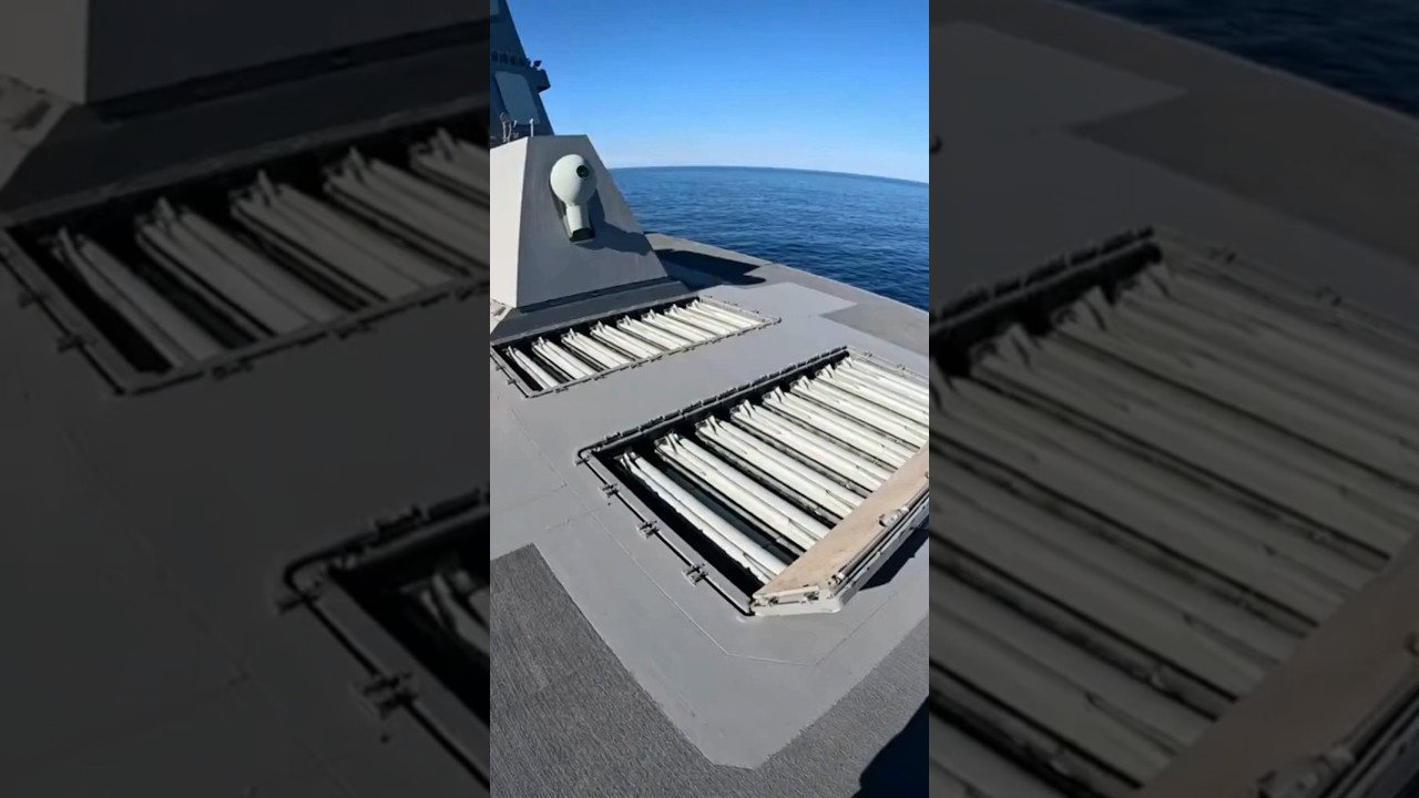 U.S. Navy Missile Launch Preparation at Sea 