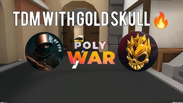 Tdm gameplay with @Ytgoldskull🔥🔥 | #polywar #polywargame #polywargameplay 