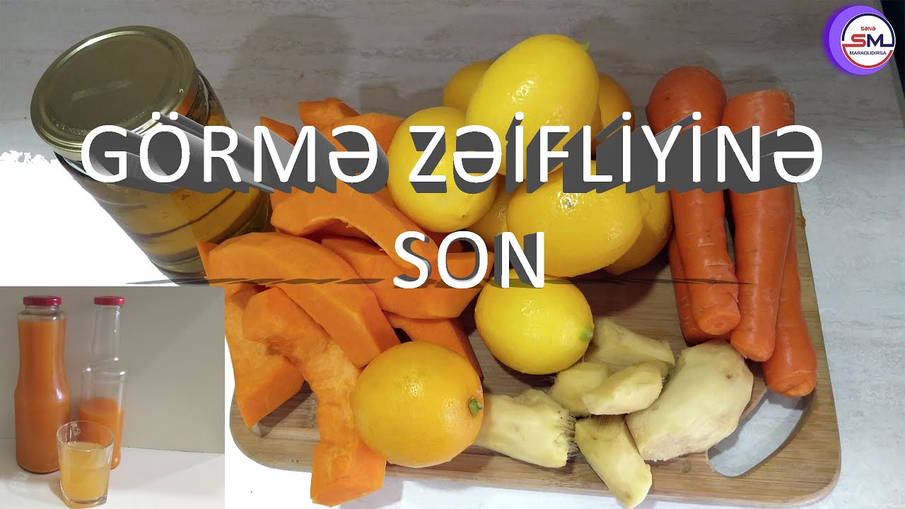 Gözlərinizin yaxşı görməsinin çarəsi bu qarışımdadır