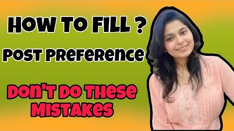 How To Fill Post Preference Form || SSC CGL 2022 #ssccgl #ssc #cgl2022 #cgl2023 #mistakes #vacancy