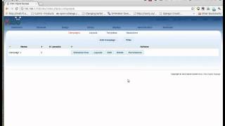 Xibo 1.4 - creating and scheduling campaigns screenshot 3