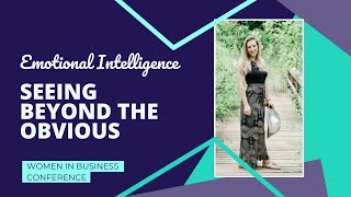 Emotional Intelligence: Seeing Beyond the Obvious
There is an abundance of information about emotional intelligence, what it is, its benefits, and how to develop it on the internet, so why are so many of us still failing to develop our EI?
I believe its because we are disconnected from our why. If we are simply trying to develop EI and use it as a means to an end, it will not yield the results we are looking for. Additionally, we need to learn how to tap into our essence of being so we can tap into the wisdom that resides within and makes EI make sense.
If you resonate with this message and would like to have me speak at one of your events, please contact me at: https://www.thecatalyst4change.com/ (scroll to the bottom of the page for the contact form). Emotional Intelligence: Seeing Beyond the Obvious