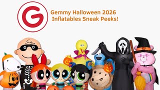 Gemmy Halloween 2026 Licensed Inflatables Sneak Peeks!