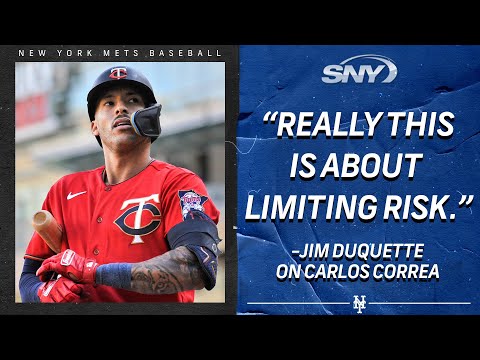Mets decided to limit the risk by backing out of Carlos Correa deal | Jim Duquette | SNY