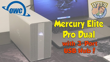 OWC Mercury Elite Pro Dual RAID Drive with 3 Port USB Hub! : REVIEW