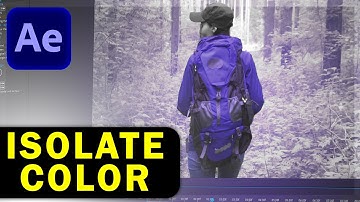 How to Isolate a Color in After Effects