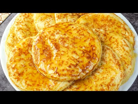 المخنفر أو البان كيك المغربي خفيف و جد رائع في المداق 