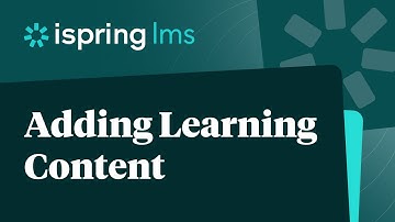 Adding Learning Content