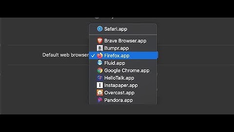 Set Your Default Web Browser on Mac