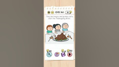 Brain Test Level 343 walkthrough