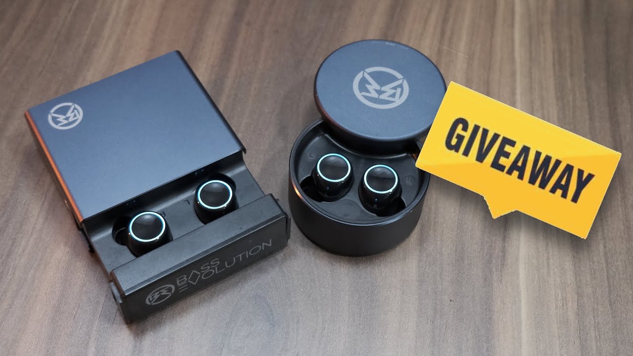 Bass Evolution V6 and V7 true wireless earbuds (2x Giveaway)