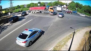 ДТП в Серпухове. Внезапный грузовик.. 20 июня 2018г.