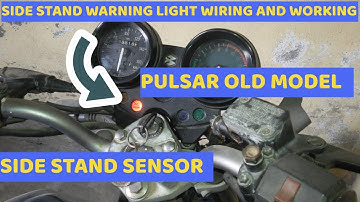 Side stand warning light wiring and working of motorcycle | side stand sensor |side stand indicator