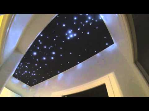 Ciel étoilé, impression et leds youtube Désign plafond Étoilé