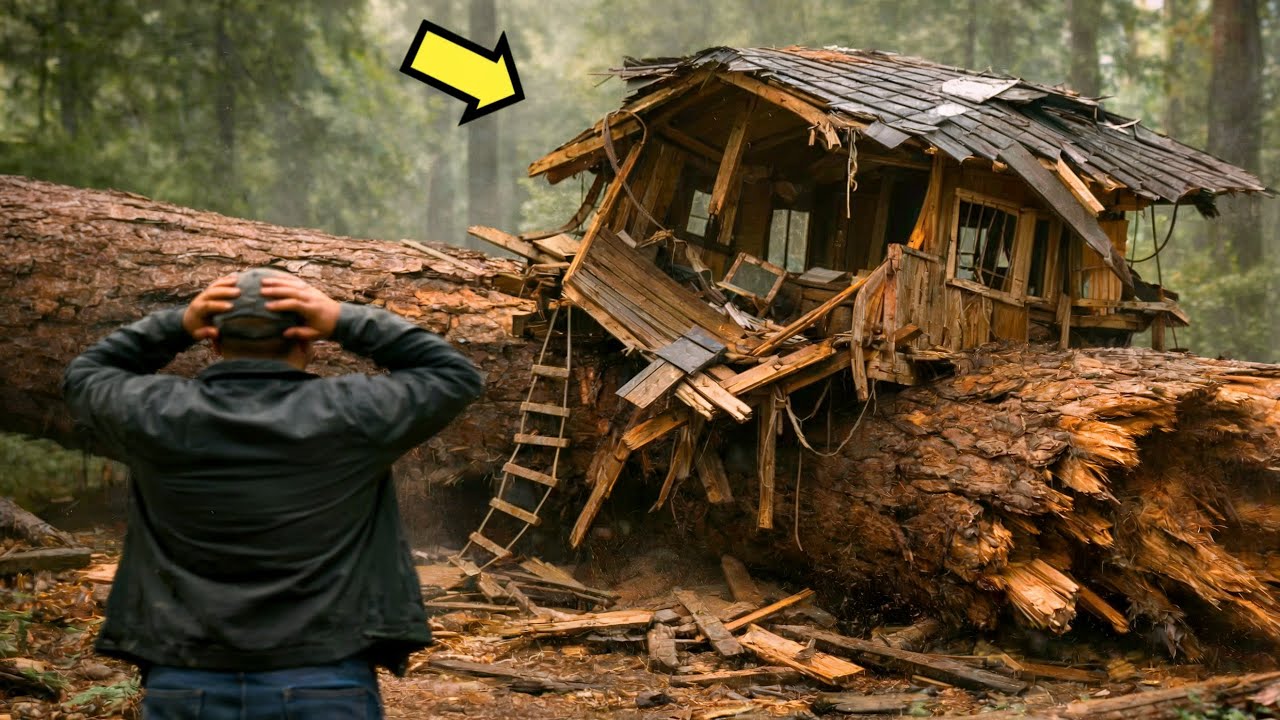 MANN ENTDECKT BAUMHAUS ALS DER STAMM UMFIEL… ABER WAS ER DRINNEN FINDET…