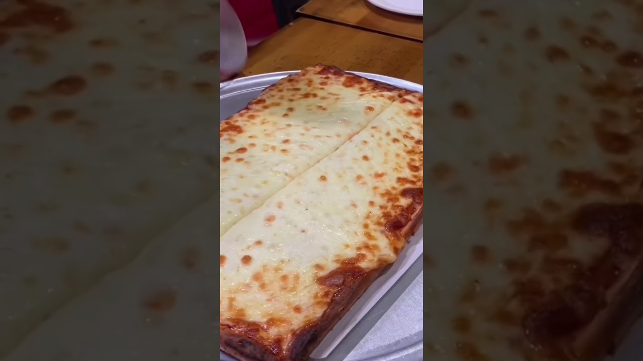 The cheesy Sicilian pizza pie @eastvillagepizza