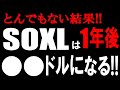 【衝撃】恐ろしい結果‼ SOXLは1年後に○○ドルになってしまう⁉