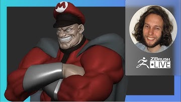 Digital Marathon: Street Fighter Super Mario Bison – Deryck Pelegrini – ZBrush 2022