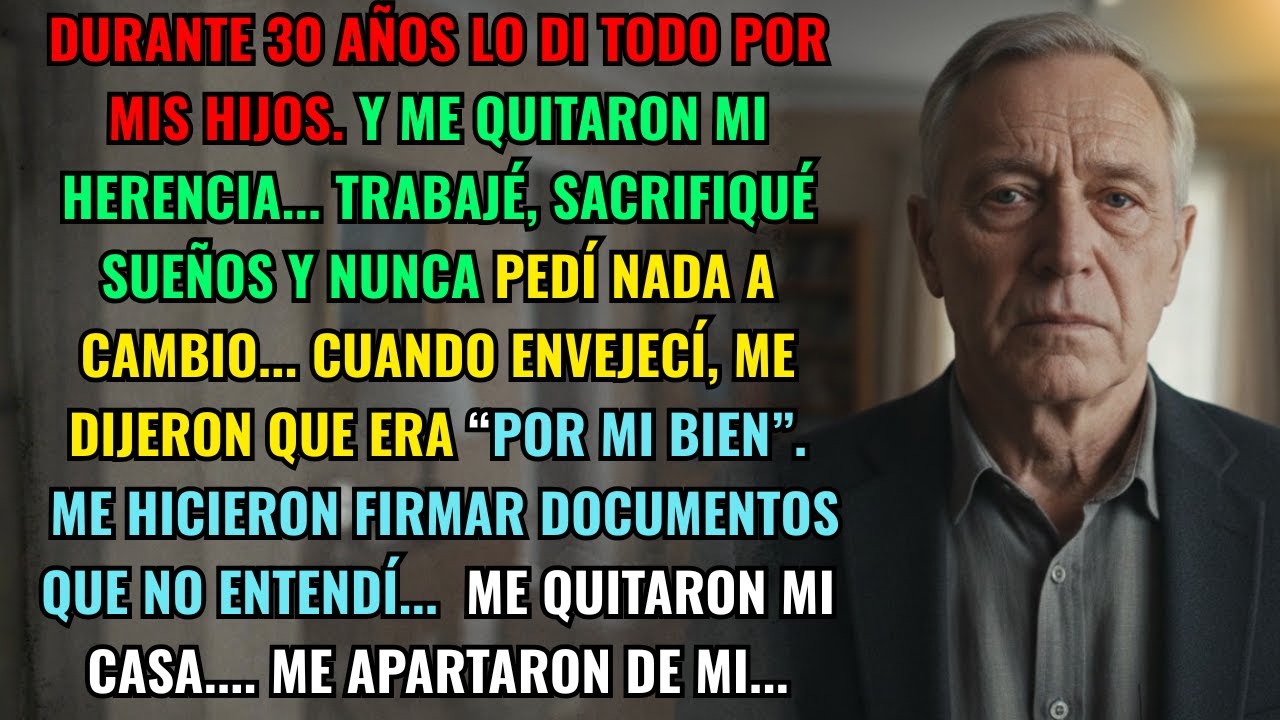 Me quitaron mi casa y mi herencia diciendo que era por mi bien… cometieron un error