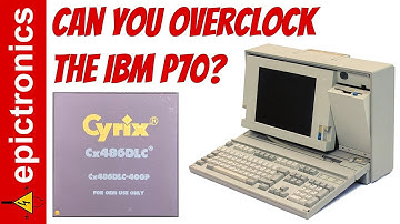 Can the IBM PS/2 P70 be overclocked with a Cyrix Cx486DLC?