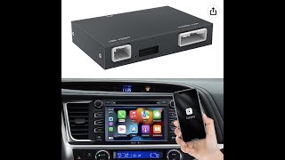 Carabc Wireless Carplay Auto Adapter for Toyota Prius with Entune 2.0 2014-2019