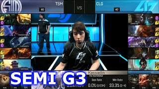 Tsm Vs Clg Game 3 Semi Finals S6 Na Lcs Summer 2016 Playoffs Clg Vs Tsm G3 Sf 1080P