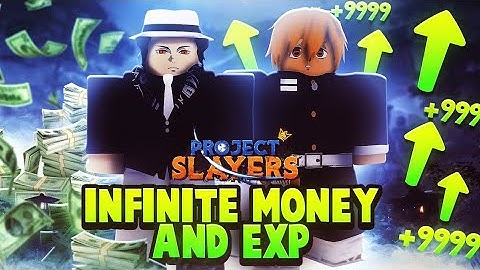 INFINITY EXP AND MONEY GLITCH ON PROJECT SLAYER 💥