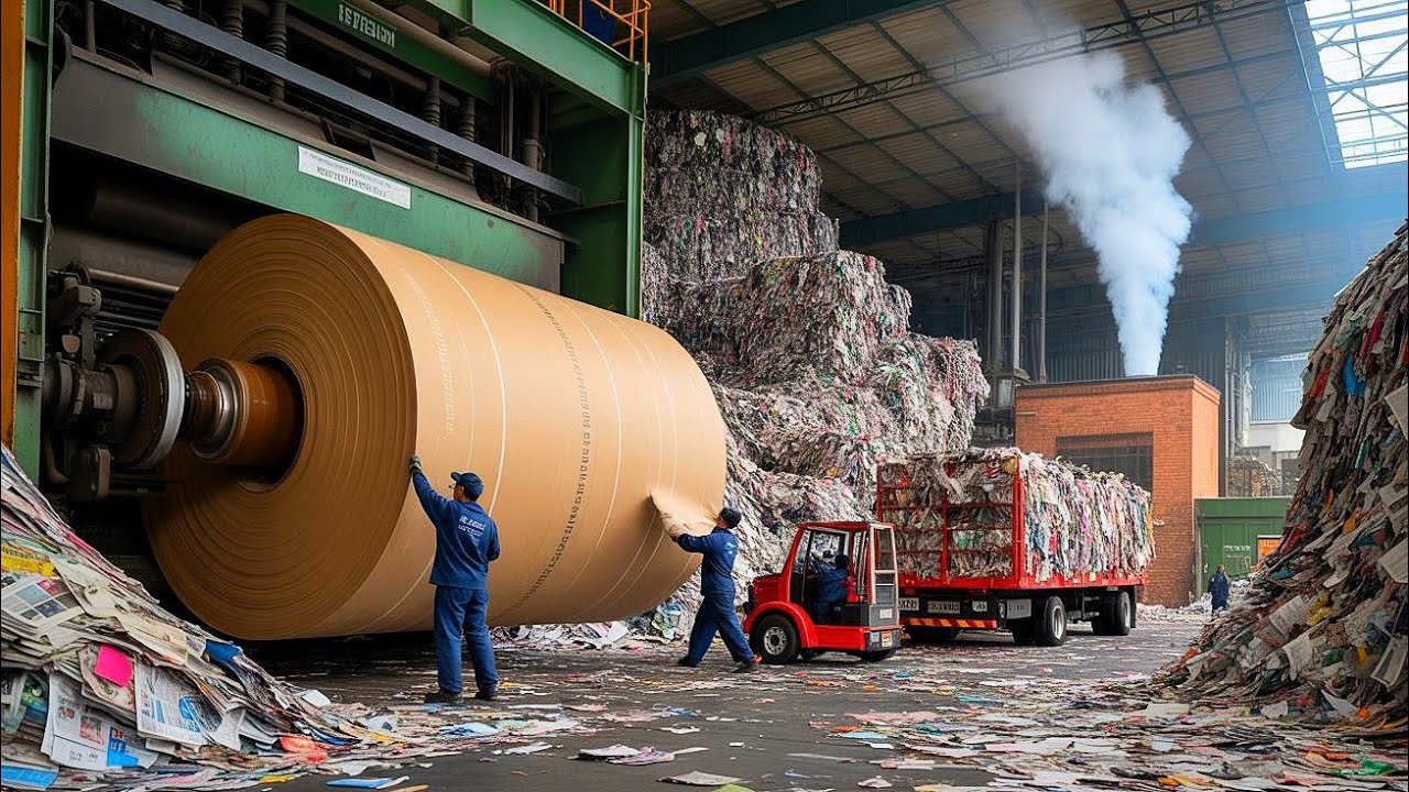 Cardboard Recycling on a Massive Scale | How Millions of Boxes are Transformed into New Products