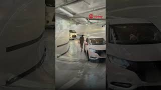 Multiple Cars Crash Into Funan Mall Car Park Wall During Heavy Downpour