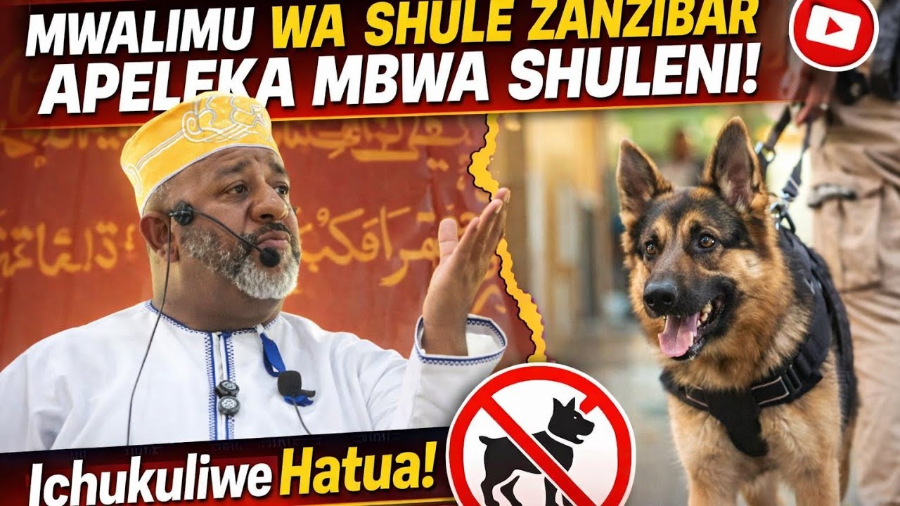MWALIMU WA SHULE APELEKA MBWA SHULENI ZANZIBAR ACHUKULIWE HATUA!! WATOTO WA KISILAMU