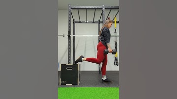 Offset Bulgarian split squat