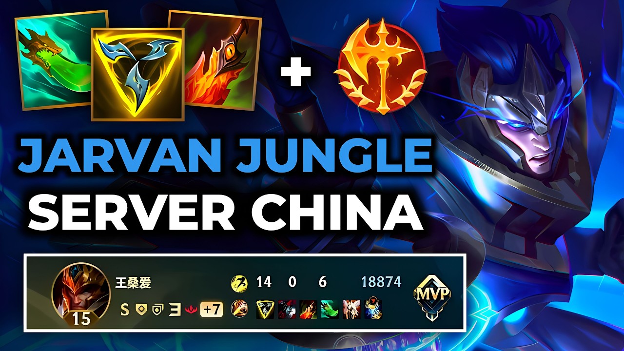 Jarvan IV Wild Rift China - Build Runes Guide Patch 7.0c - Gameplay Jarvan IV Season 20