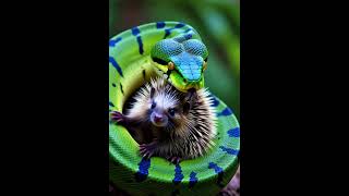 Famous "Can This Porcupine Escape a Giant Python's Grip?"  #wildlife #snacks #porcupines Net Worth
