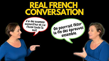 How to improve your FRENCH LISTENING skills... (with this real conversation)