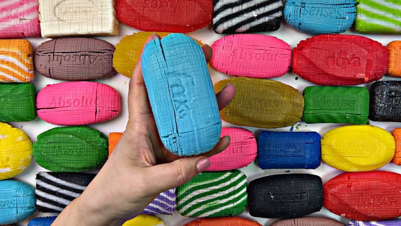ASMR soap cubes 🎲