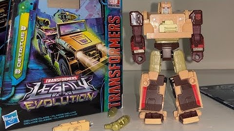 How to transform legacy Detritus. Transformers deluxe evolution figure