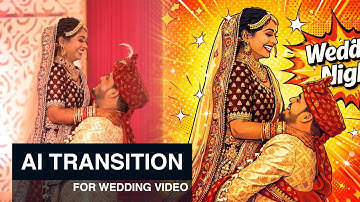 Wedding Night Pop Art Animation 💍 | Comic Style Indian Wedding Video