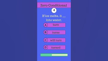 Choose The Correct Answer: Zero Conditional #shorts