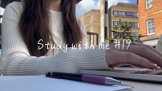 [Study with me] 1H R&B Playlist | Street View Cafe | Sunshine