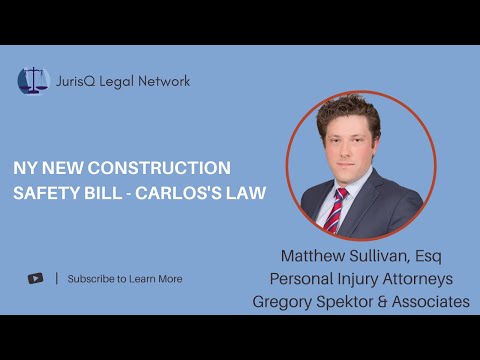 New York New Construction Safety Bill - Carlos's Law