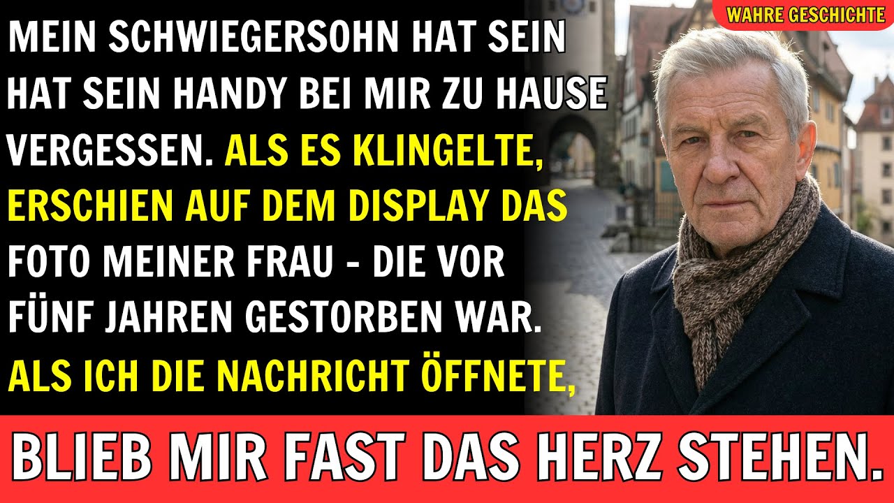 WAHRE GESCHICHTE: Auf dem Handy meines Schwiegersohns war das Foto meiner verstorbenen Frau…