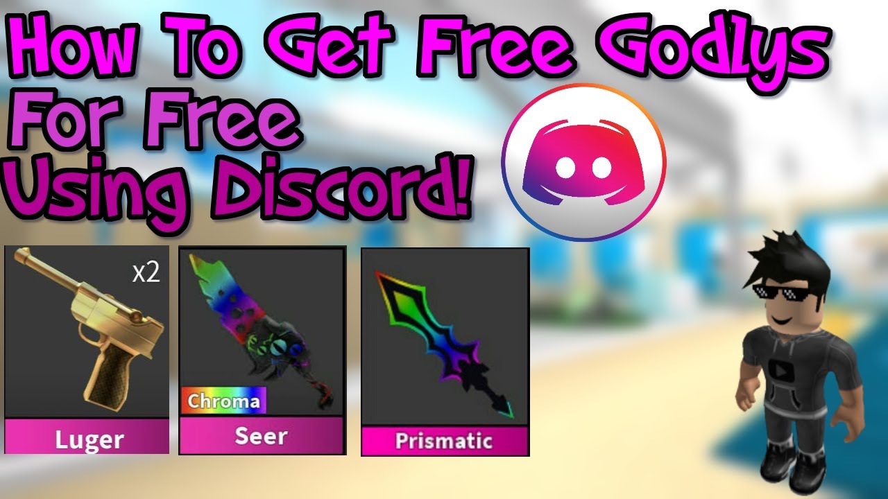 Mm2 How To Get Free Godlys Using Discord Murder Mystery 2 Youtube - roblox mm2 discord