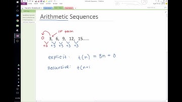 Explicit and Recursive Equations for an Arithmetic Sequence