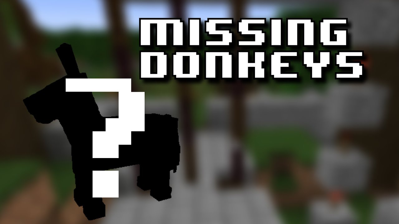 Missing Donkeys - EP24 - DrewForShow Plays Minecraft