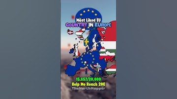 Most Liked EU Country In Europe #europe #mapper #mapping #geography #viral #edit #memes #funny